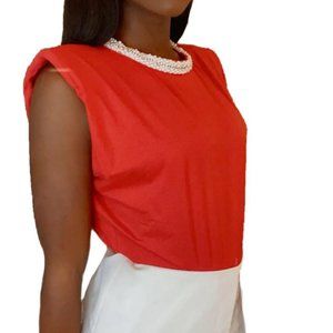 Diamond/Pearl Collar Bodysuit